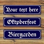 Picture of Traditional German Street Sign