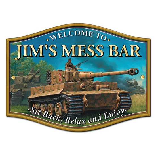 Picture of Tank Home Bar Sign