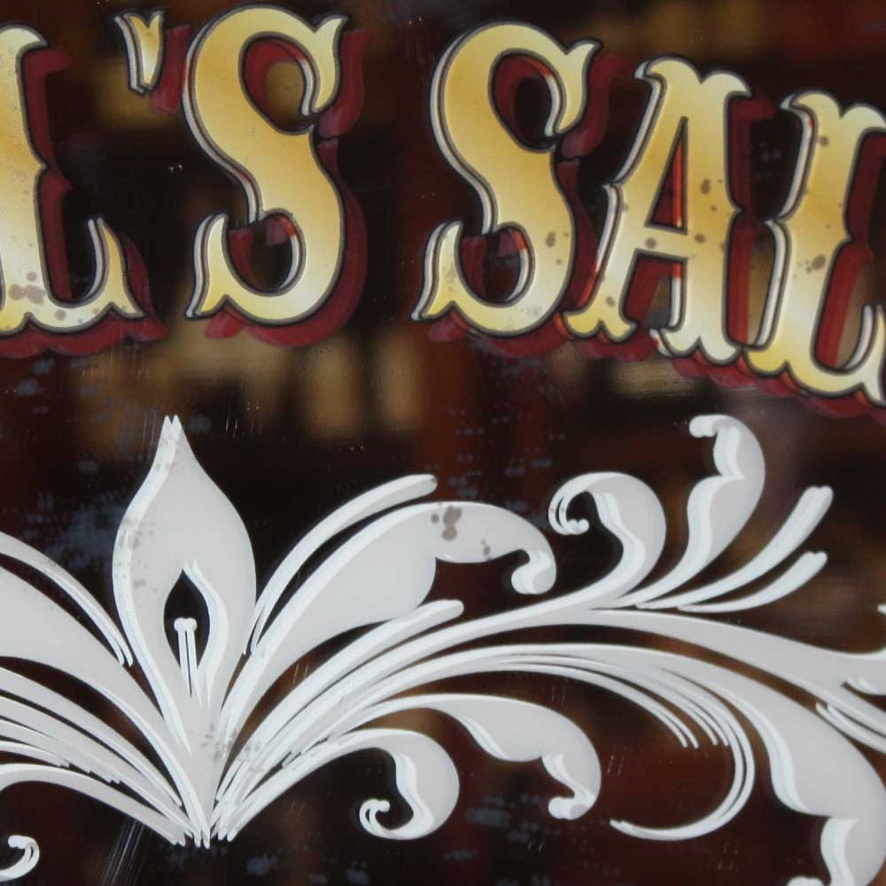 JAF Graphics. Personalised Vintage Style Irish Pub Mirror