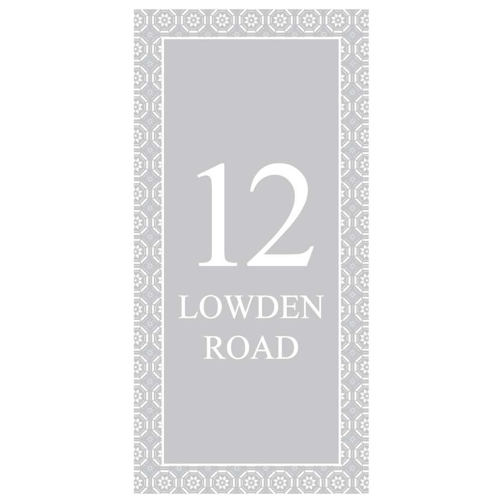 JAF Graphics. Etched Effect Window Fanlight Victorian Design