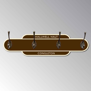 Picture of Classic Style Railway Station Totem Coat Hanger