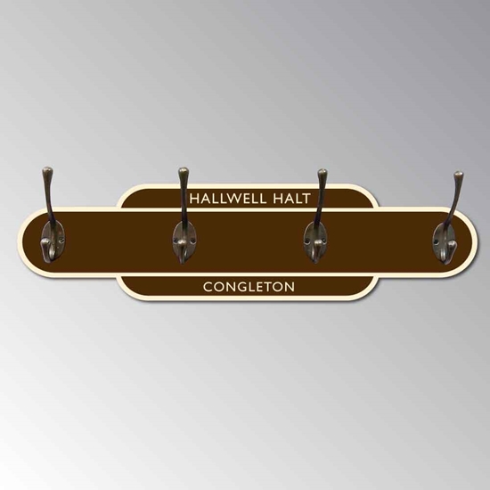 Picture of Classic Style Railway Station Totem Coat Hanger