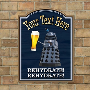 Picture of Funny Dalek Pub Sign