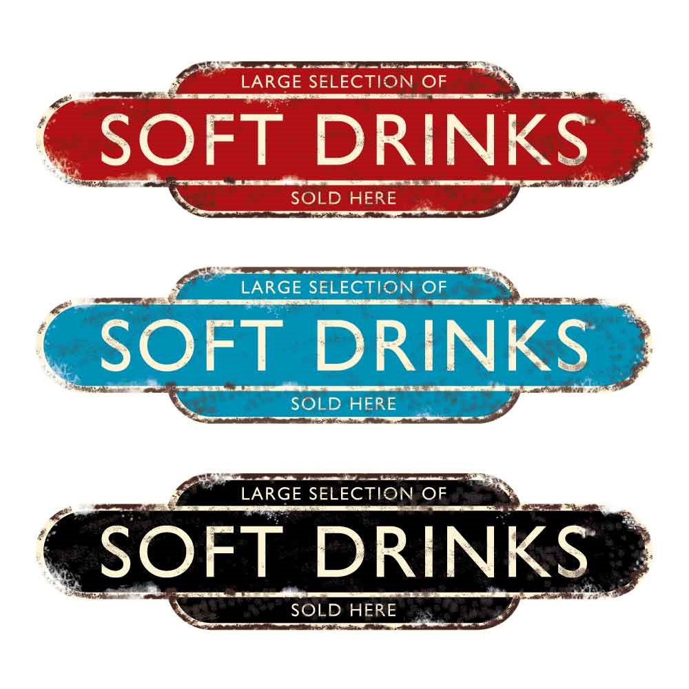 JAF Graphics. Large Selection of Soft Drinks Sold Here