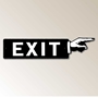 Picture of Exit Finger Pointing Sign