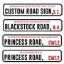 Picture of Personalised Old Style London Street Custom Road Sign
