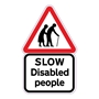 Picture of DISABLED PEOPLE SIGN