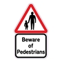 Picture of SLOW PEDESTRIANS ON FOOT