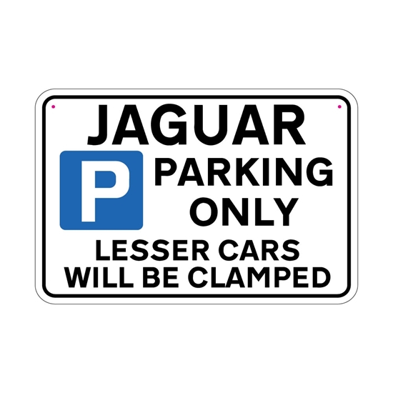 Picture of JAGUAR Joke Parking sign