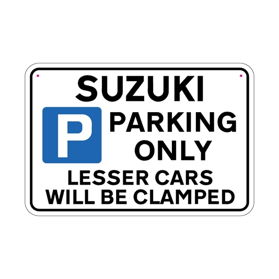 Picture of SUZUKI Joke Parking sign