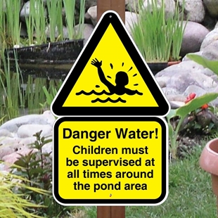 Picture of POND SAFETY SIGN