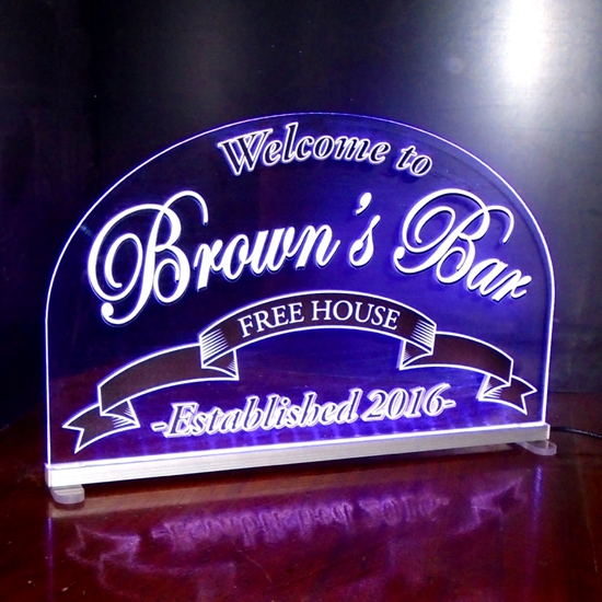Picture of Personalised Super Bright LED Bar Sign