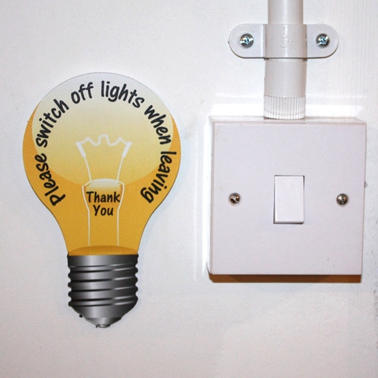 Picture of LIGHT BULB SIGN