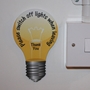 Picture of LIGHT BULB SIGN