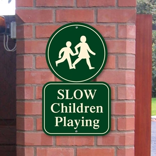 Picture of Children Playing Safety Sign