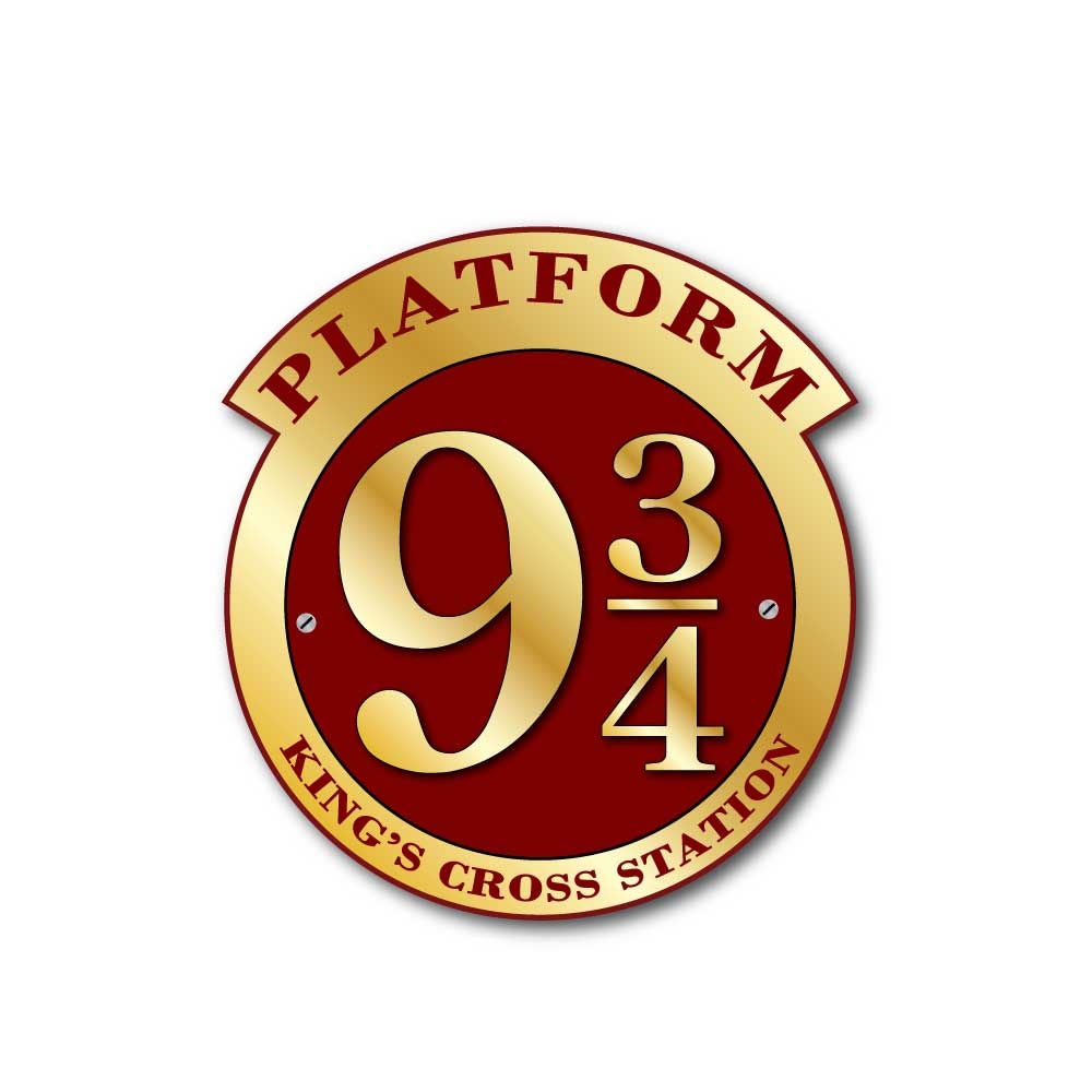 JAF Graphics. Platform 9 3/4 Sign