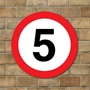 Picture of Circular Road Sign any text  or any symbol