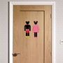 Picture of Mickey & Minnie Toilet Door signs