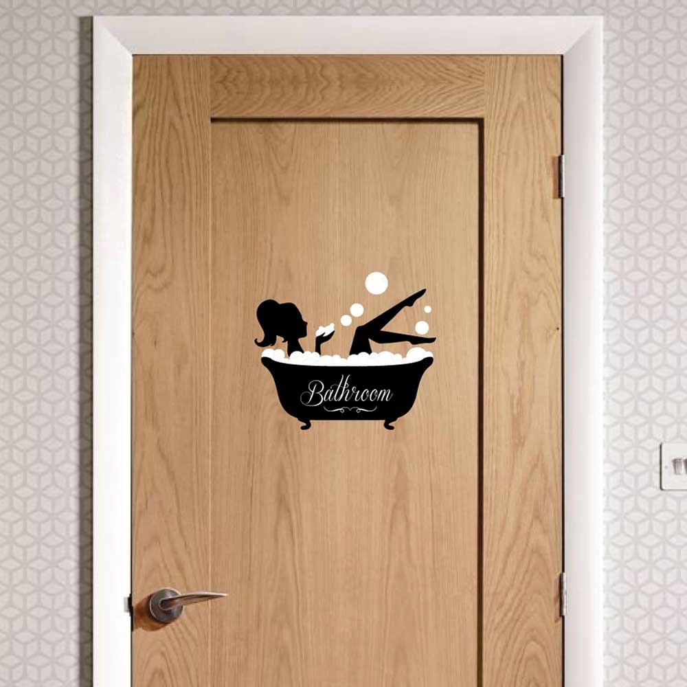 JAF Graphics. Acrylic Bathroom Door Sign
