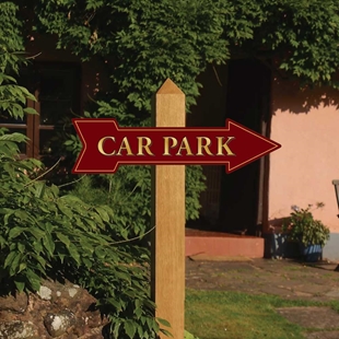 Picture of Car Park Pub Arrow Sign