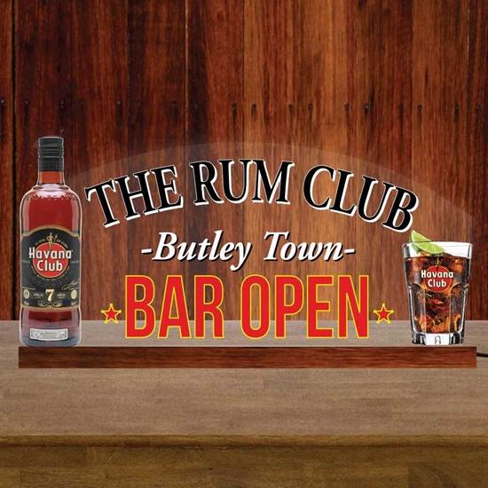 Picture of LED Light-up Rum Bar Sign