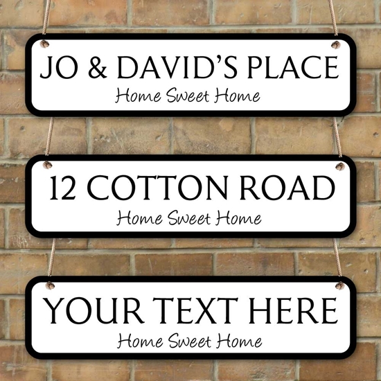 Picture of Family Name plaque, Road Sign