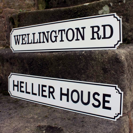 Picture of Vintage Street Road Sign, Composite fully weatherproof