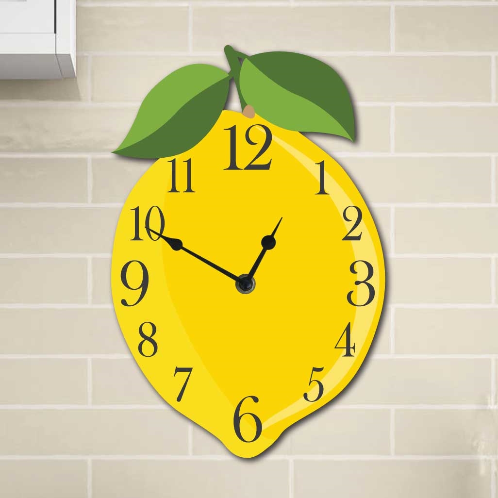 JAF Graphics. Lemon Wall Clock