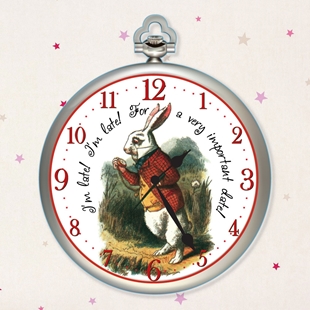Picture of Alice in Wonderland Clock