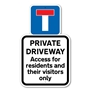 Picture of PRIVATE Drive Sign