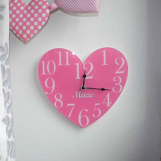 Picture of Personalised Vintage Heart Clock