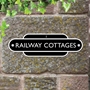 Picture of Acrylic Railway Totem Station Sign