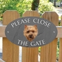 Picture of Please Close The Gate Cairn Terrier Sign