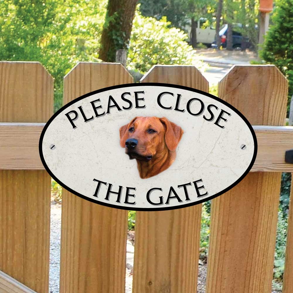 JAF Graphics. Rhodesian Ridgeback Sign
