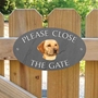 Picture of Yellow Labrador Sign