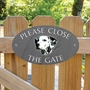 Picture of Dalmatian Gate Sign