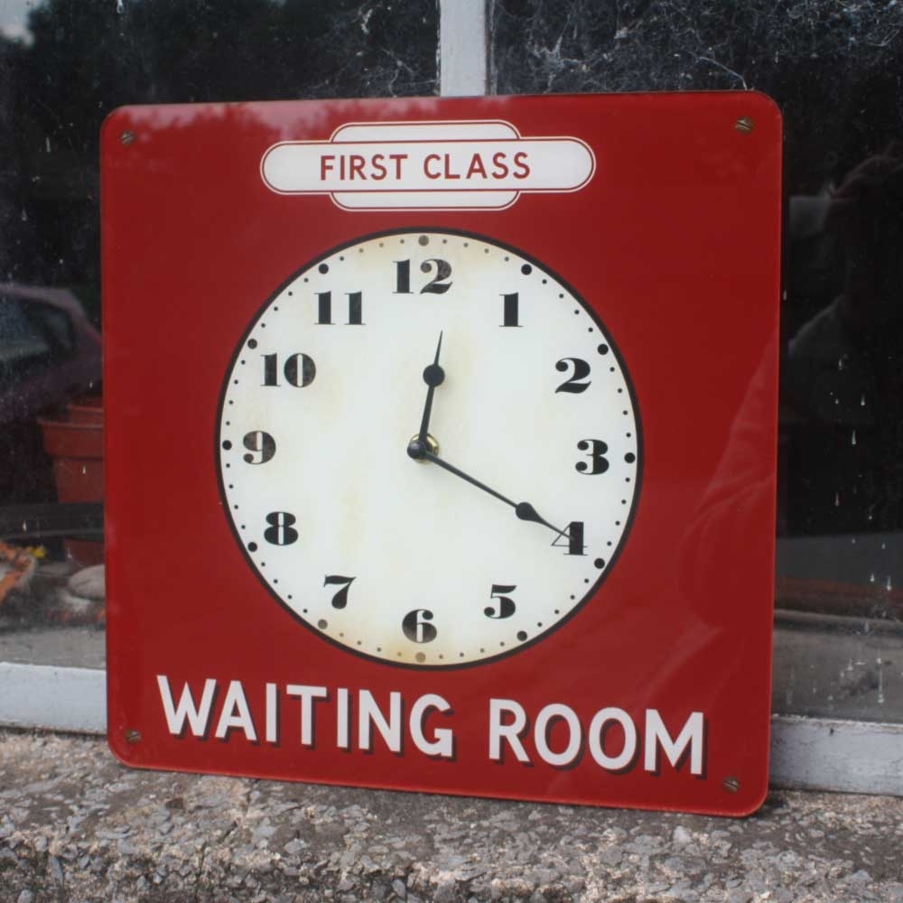 JAF Graphics. Railway Station Waiting Room Clock