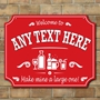 Picture of Personalised Pub Beer Bar Sign