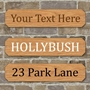 Picture of Personalised Oak Effect House Sign
