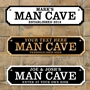 Picture of Personalised Man Cave Vintage Custom Road Sign