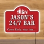 Picture of Wall mounted light up bar sign