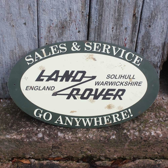 Land Rover Solihull Sign 21cm Aluminium Repro Plaque Garage Workshop