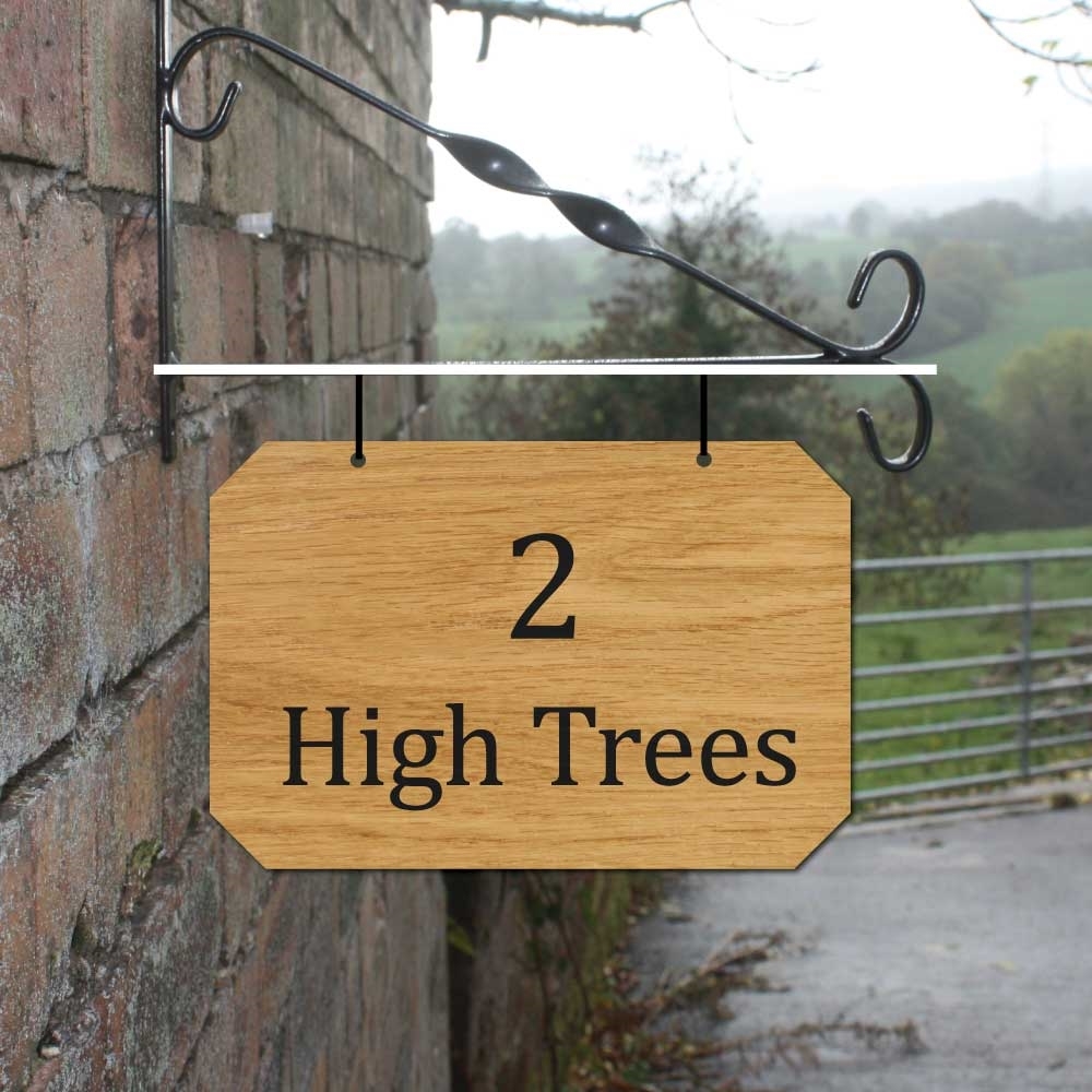 JAF Graphics. Personalised Hanging House sign