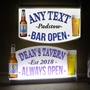 Picture of Light-up Bar Sign with Fosters pint and bottle