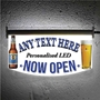 Picture of Light-up Bar Sign with Fosters pint and bottle