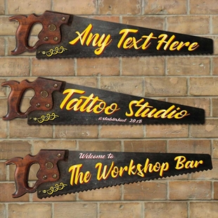 Picture of Personalised Tattoo Saw Sign
