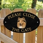 Picture of Please Close The Gate Rough Collie Sign