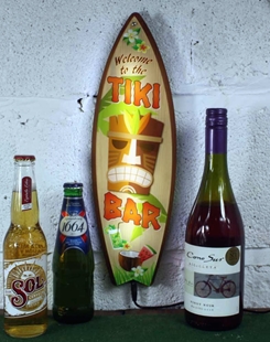 Picture of Tiki Bar Light Up Surfboard Sign
