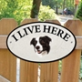 Picture of COLLIE Dog Gate Sign