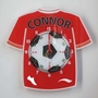 Picture of Personalised Football Shirt Clock, Learn to tell the time clock